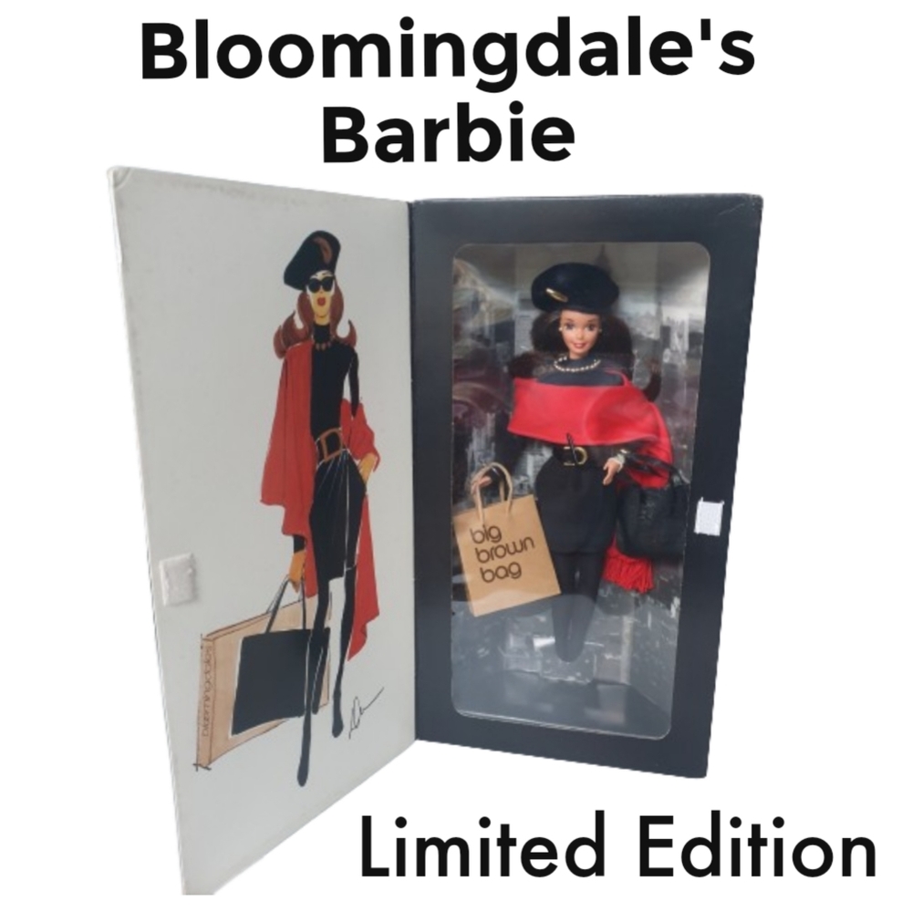 Donna Karan Bloomingdale's Limited Edition Mattel Brunette Barbie Doll NRFB